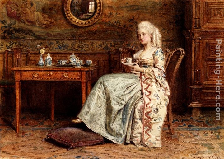 George Goodwin Kilburne Taking Tea